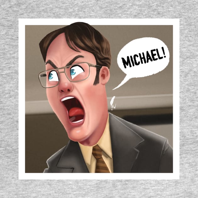 Dwight by Sketchian